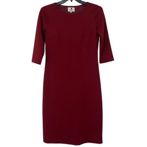 Dainty Jewells, size Medium, cranberry layering dress